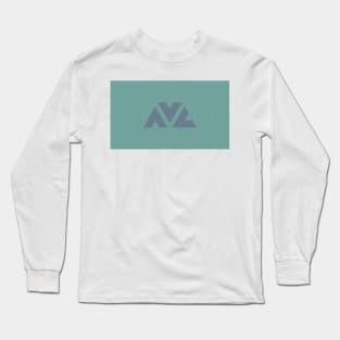 AVL - Asheville NC geometric logo Long Sleeve T-Shirt